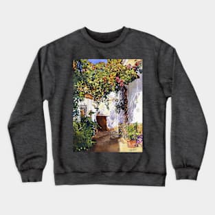 Street in Ohanes Crewneck Sweatshirt